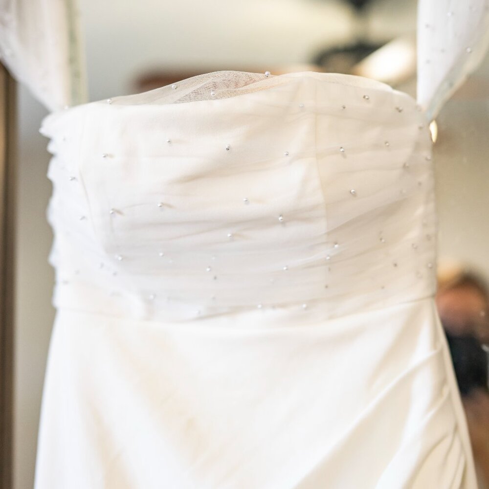Lulus Profound Glamour Ivory Pearl Off-the-Shoulder Tulip Maxi Dress